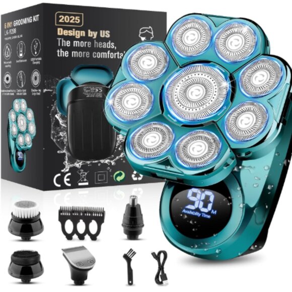 9D Electric Head Shaver for Bald Men - Picture 1 of 8